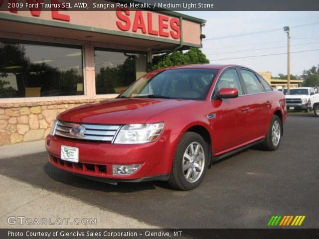 2009 Ford Taurus SEL AWD in Sangria Red Metallic