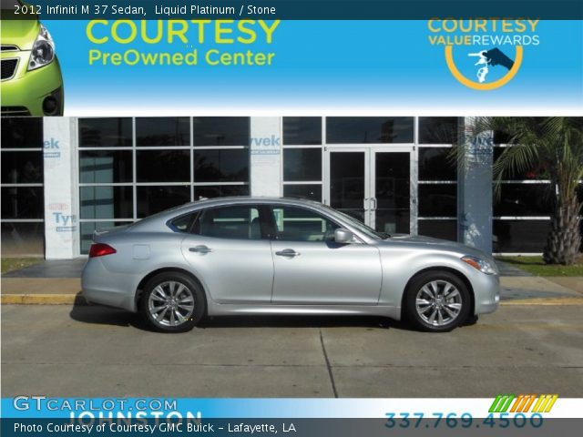2012 Infiniti M 37 Sedan in Liquid Platinum