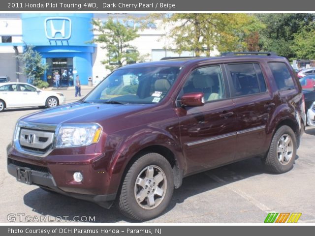 2011 Honda Pilot Touring 4WD in Dark Cherry Pearl