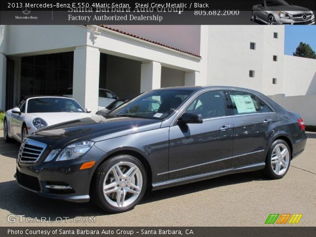 2013 Mercedes-Benz E 550 4Matic Sedan in Steel Grey Metallic