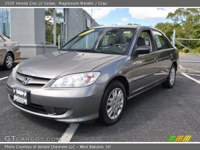 2005 Honda Civic LX Sedan in Magnesium Metallic