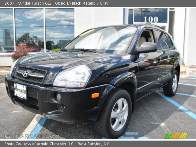 2007 Hyundai Tucson GLS in Obsidian Black Metallic