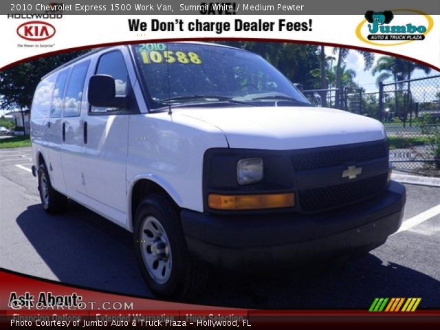 2010 Chevrolet Express 1500 Work Van in Summit White