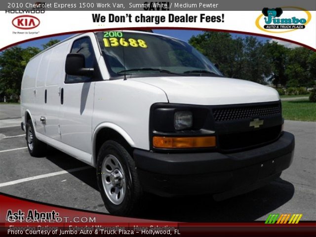 2010 Chevrolet Express 1500 Work Van in Summit White