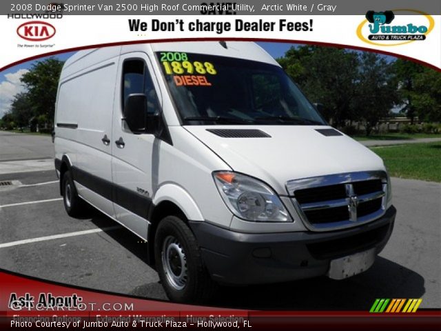2008 Dodge Sprinter Van 2500 High Roof Commercial Utility in Arctic White