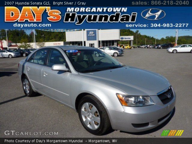 2007 Hyundai Sonata GLS in Bright Silver
