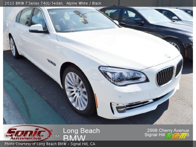 2013 BMW 7 Series 740Li Sedan in Alpine White
