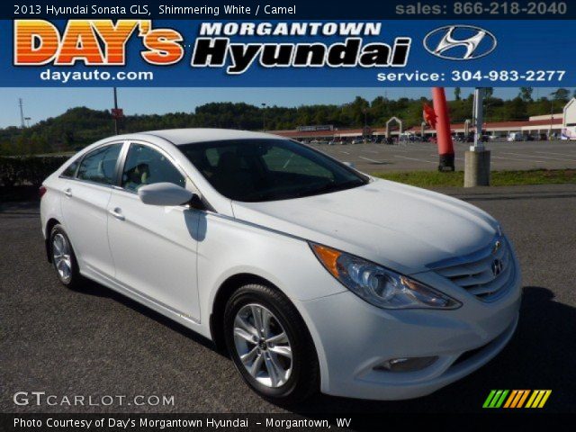 2013 Hyundai Sonata GLS in Shimmering White