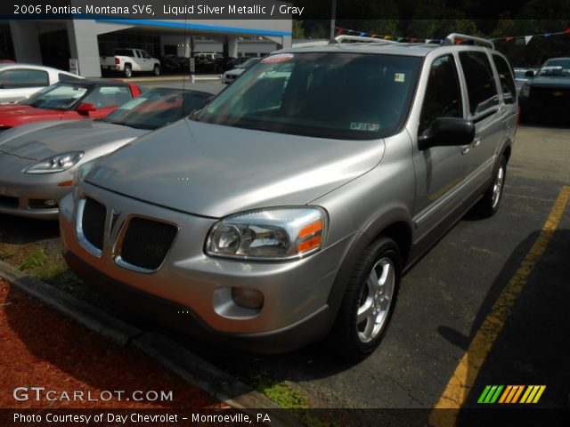 2006 Pontiac Montana SV6 in Liquid Silver Metallic