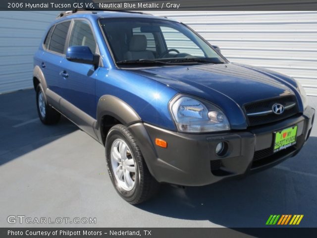 2006 Hyundai Tucson GLS V6 in Nautical Blue Metallic