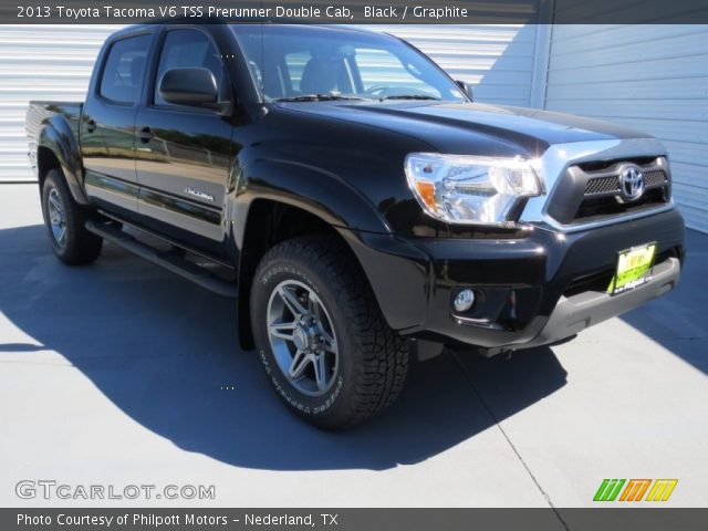 2013 Toyota Tacoma V6 TSS Prerunner Double Cab in Black