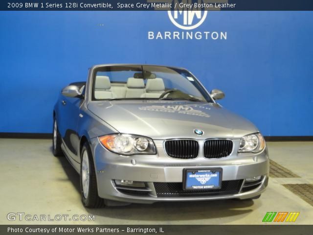 2009 BMW 1 Series 128i Convertible in Space Grey Metallic