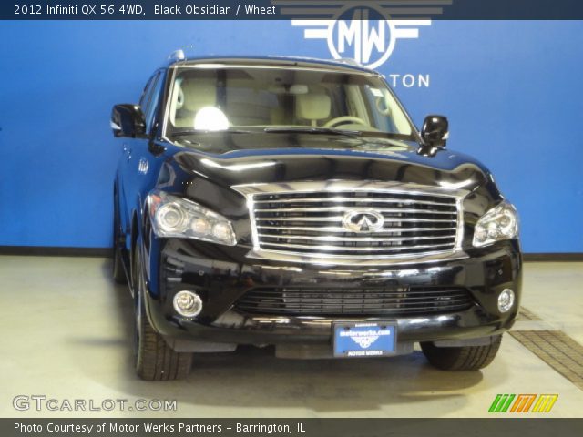 2012 Infiniti QX 56 4WD in Black Obsidian