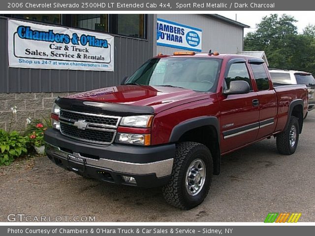 2006 Chevrolet Silverado 2500HD LT Extended Cab 4x4 in Sport Red Metallic