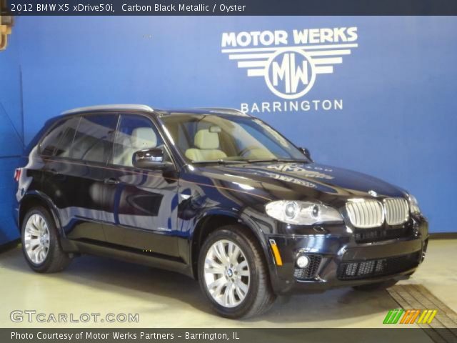 2012 BMW X5 xDrive50i in Carbon Black Metallic