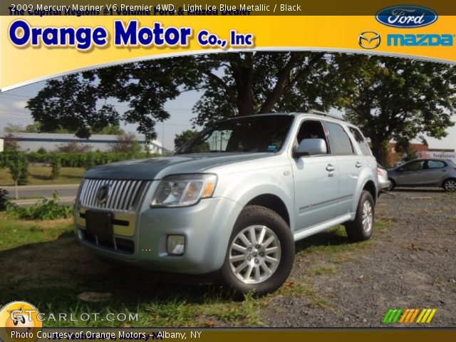 2009 Mercury Mariner V6 Premier 4WD in Light Ice Blue Metallic