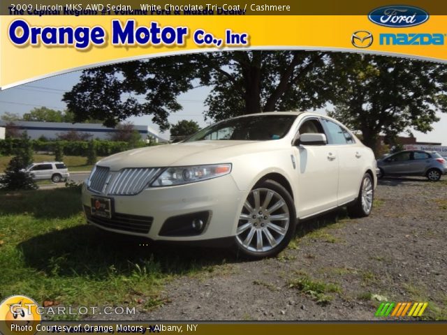 2009 Lincoln MKS AWD Sedan in White Chocolate Tri-Coat