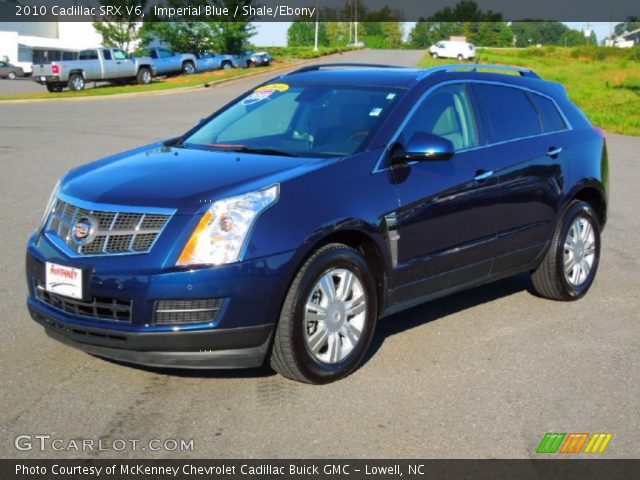 2010 Cadillac SRX V6 in Imperial Blue