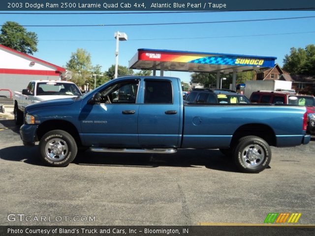 2003 Dodge Ram 2500 Laramie Quad Cab 4x4 in Atlantic Blue Pearl