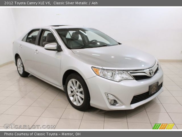 2012 Toyota Camry XLE V6 in Classic Silver Metallic