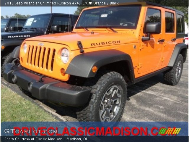2013 Jeep Wrangler Unlimited Rubicon 4x4 in Crush Orange