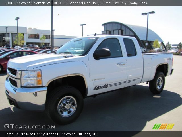 2008 Chevrolet Silverado 2500HD LT Extended Cab 4x4 in Summit White