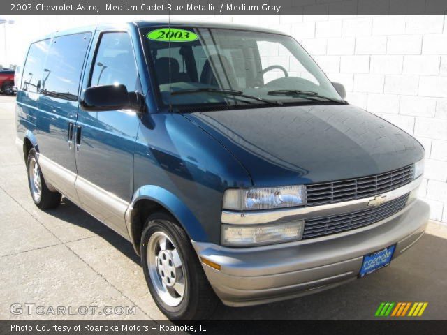 2003 Chevrolet Astro  in Medium Cadet Blue Metallic