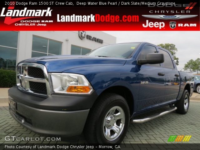 2010 Dodge Ram 1500 ST Crew Cab in Deep Water Blue Pearl