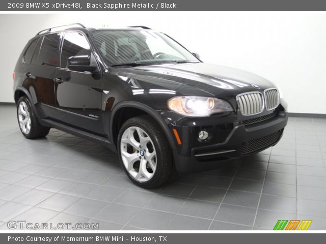 2009 BMW X5 xDrive48i in Black Sapphire Metallic