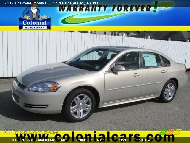 2012 Chevrolet Impala LT in Gold Mist Metallic