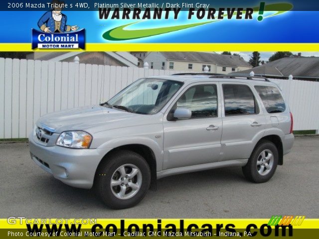 2006 Mazda Tribute s 4WD in Platinum Silver Metallic