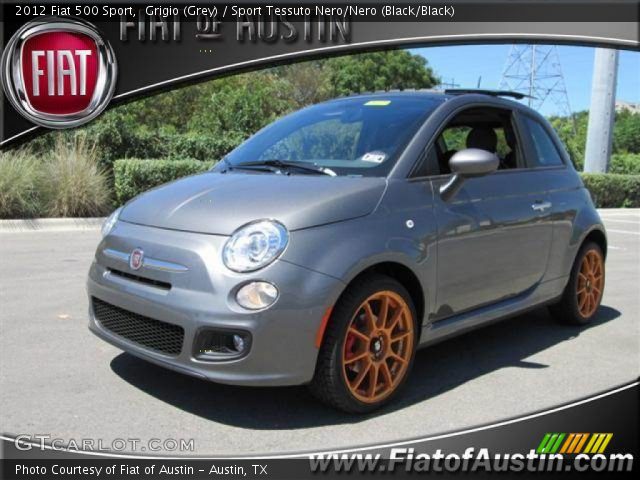 2012 Fiat 500 Sport in Grigio (Grey)