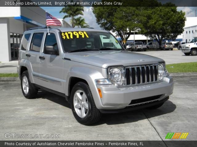 2010 Jeep Liberty Limited in Bright Silver Metallic