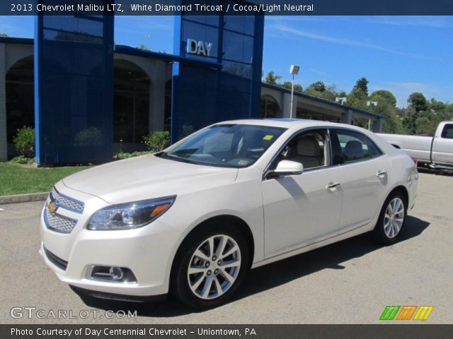 2013 Chevrolet Malibu LTZ in White Diamond Tricoat