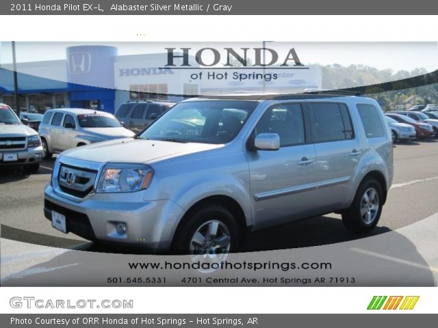 2011 Honda Pilot EX-L in Alabaster Silver Metallic