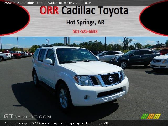 2008 Nissan Pathfinder SE in Avalanche White