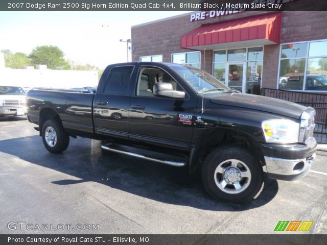 2007 Dodge Ram 2500 Big Horn Edition Quad Cab 4x4 in Brilliant Black