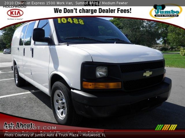 2010 Chevrolet Express 1500 Work Van in Summit White