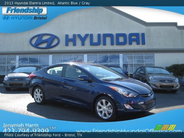 2013 Hyundai Elantra Limited in Atlantic Blue