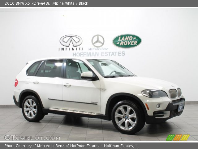 2010 BMW X5 xDrive48i in Alpine White