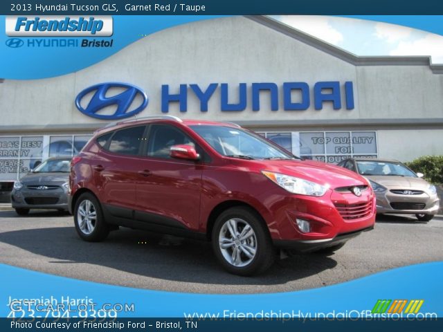 2013 Hyundai Tucson GLS in Garnet Red