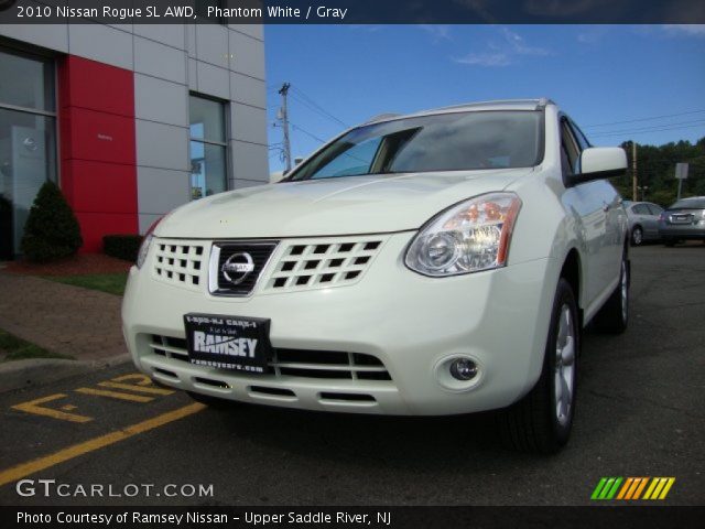 2010 Nissan Rogue SL AWD in Phantom White