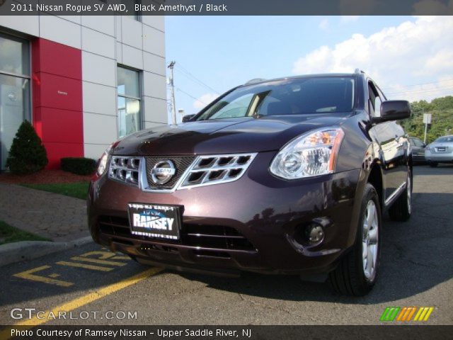 2011 Nissan Rogue SV AWD in Black Amethyst