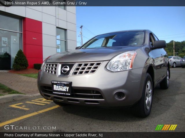 2009 Nissan Rogue S AWD in Gotham Gray