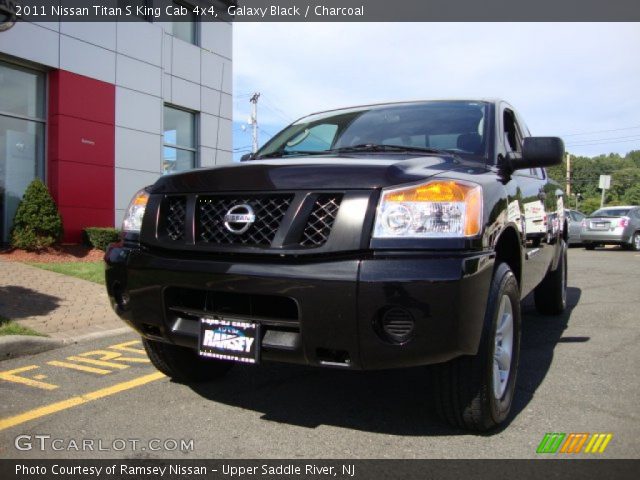 2011 Nissan Titan S King Cab 4x4 in Galaxy Black