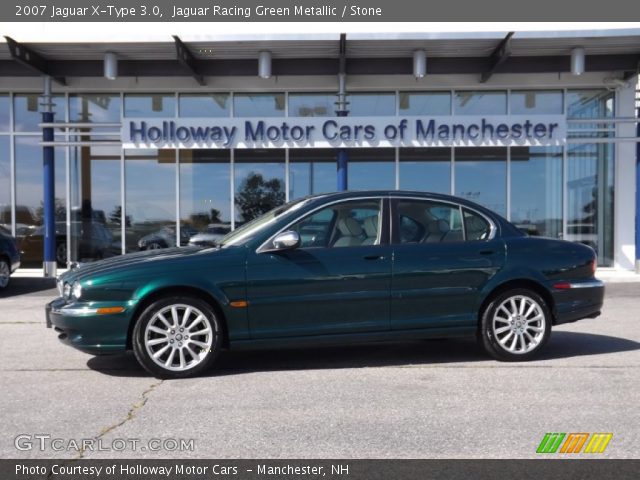 2007 Jaguar X-Type 3.0 in Jaguar Racing Green Metallic