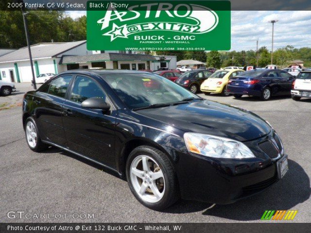 2006 Pontiac G6 V6 Sedan in Black