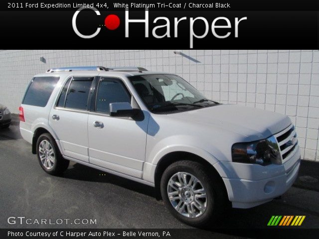 2011 Ford Expedition Limited 4x4 in White Platinum Tri-Coat