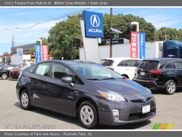 2011 Toyota Prius Hybrid III in Winter Gray Metallic