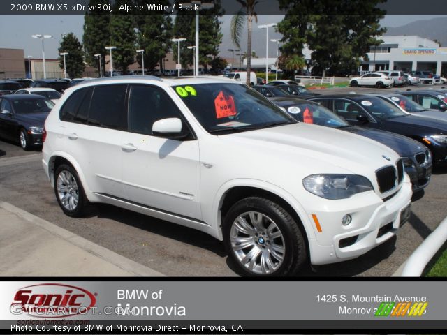 2009 BMW X5 xDrive30i in Alpine White